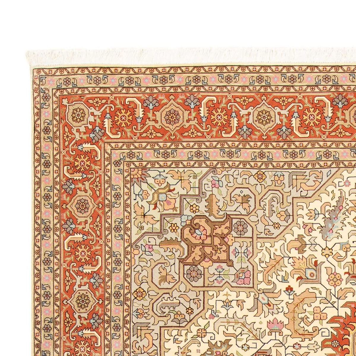 Tabriz - 50 Raj Rug 204x300cm - Persian Rugs