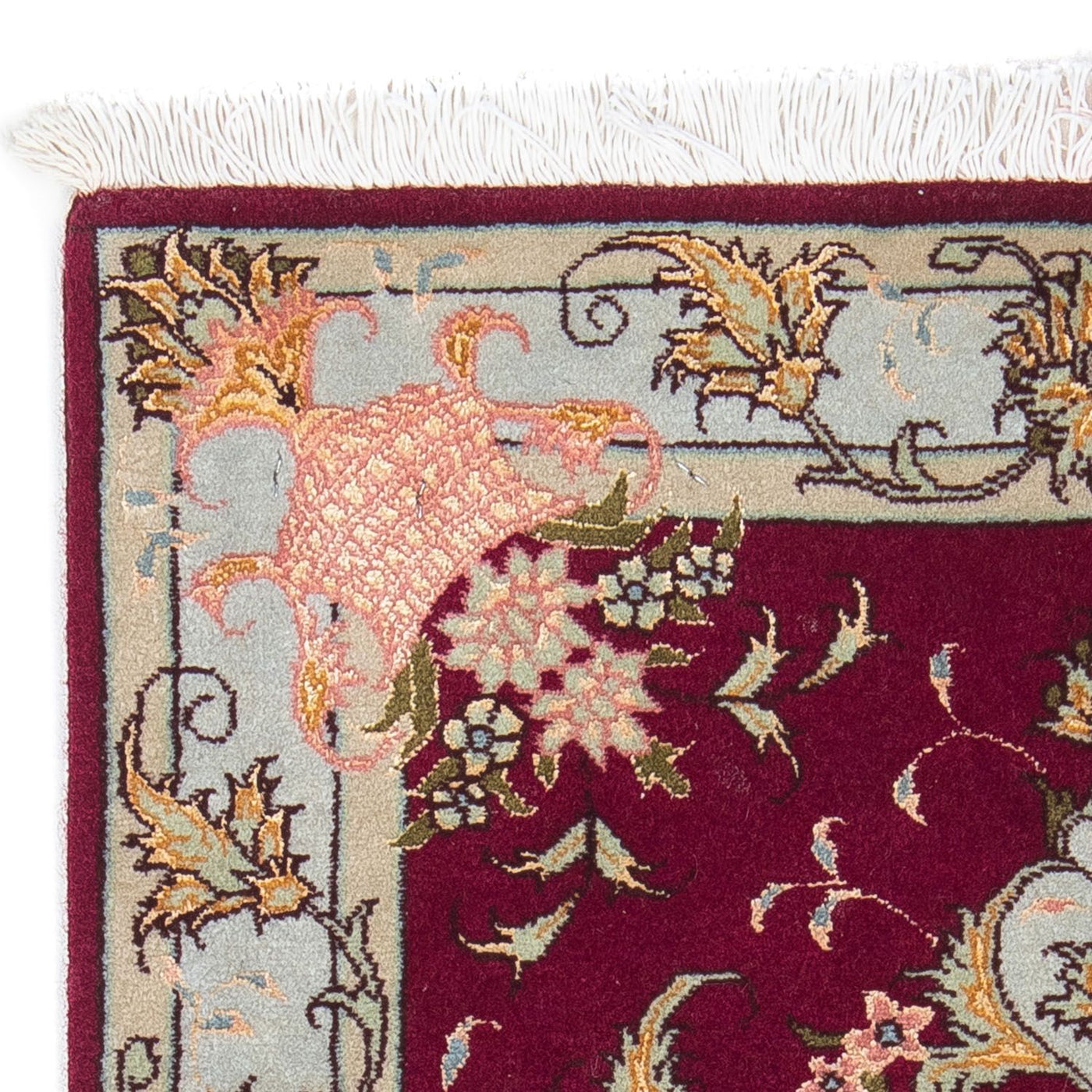 Tabriz - 50 Raj Rug 90x60cm - Persian Rugs