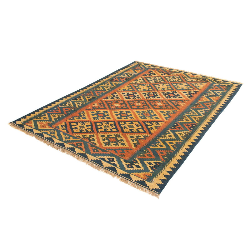 Kelim Rug - Oriental - 198 x 148 cm - dark red
