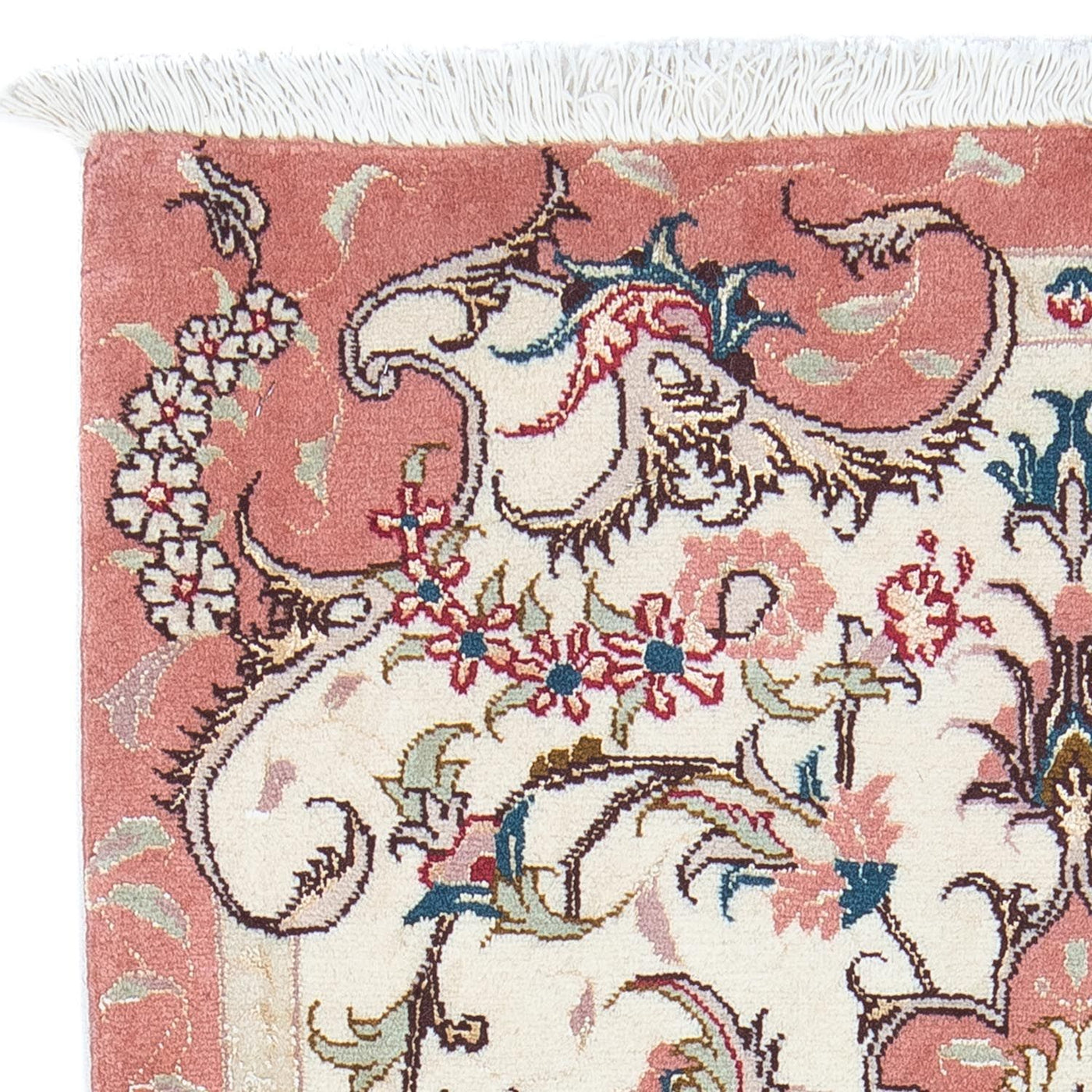 Tabriz - 50 Raj Rug 90x60cm - Persian Rugs