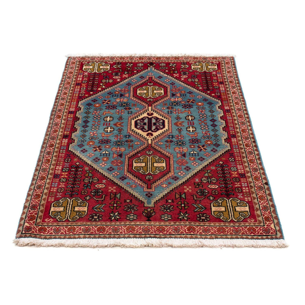 Perser Rug - Nomadic - 124 x 80 cm - light red