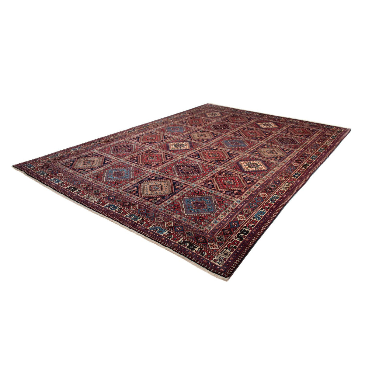 Perser Rug - Nomadic - 353 x 246 cm - dark red