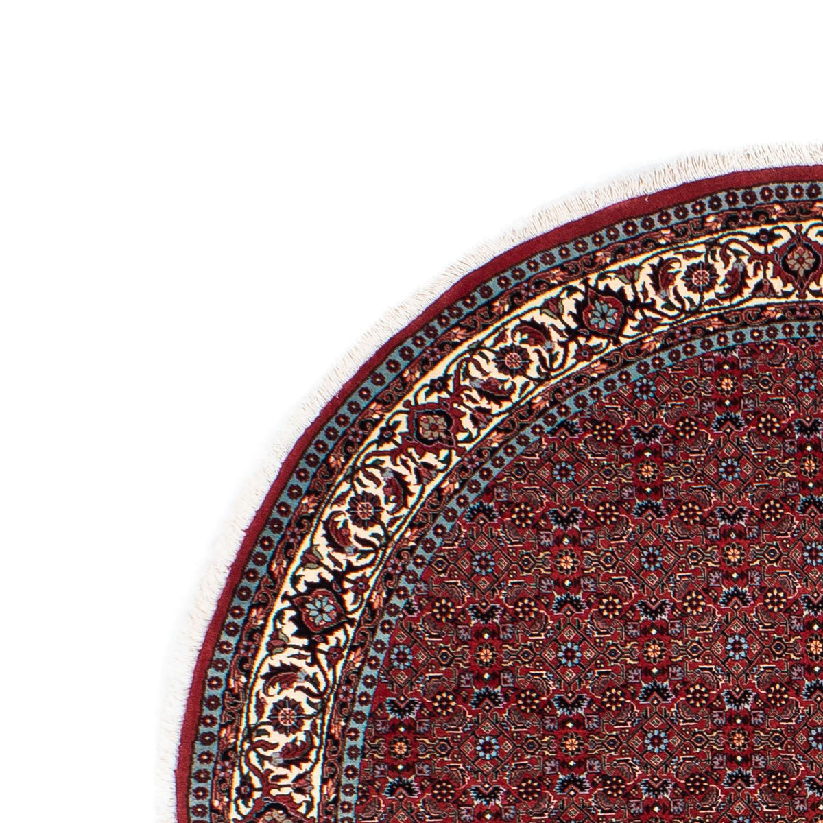 Perser Rug - Bidjar round  - 160 x 160 cm - dark red