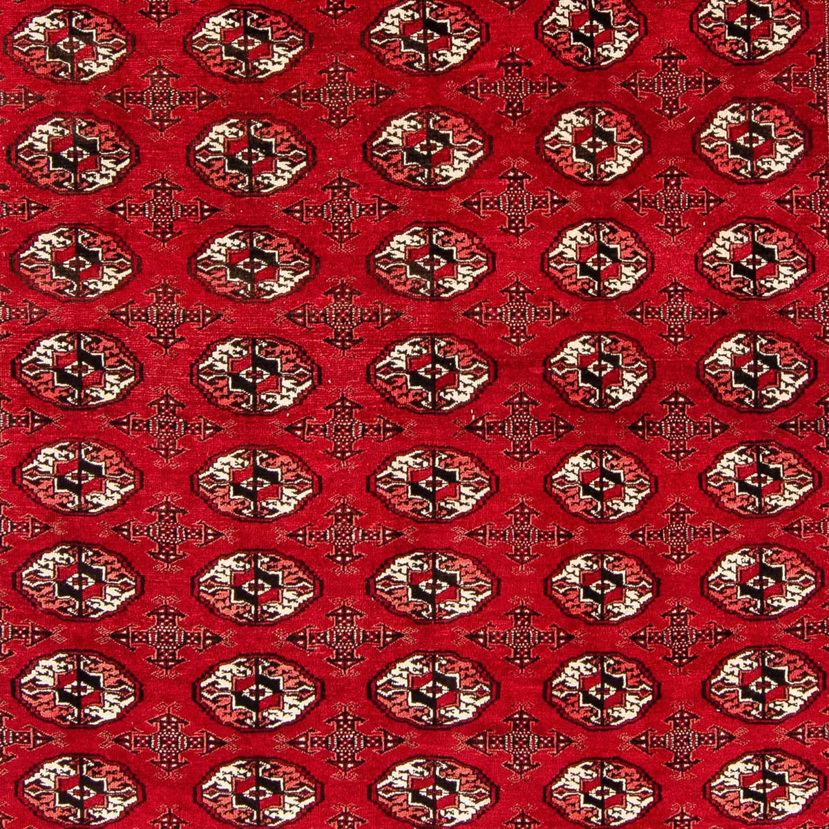 Turkaman Rug - 368 x 248 cm - dark red
