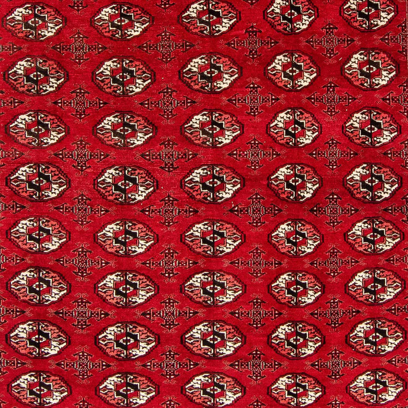 Turkaman Rug - 368 x 248 cm - dark red