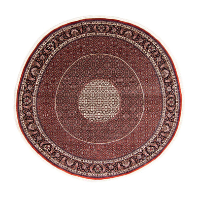 Perser Rug - Bidjar round  - 247 x 247 cm - dark red