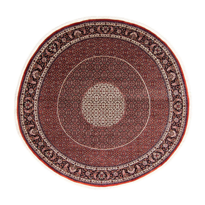 Perser Rug - Bidjar round  - 247 x 247 cm - dark red