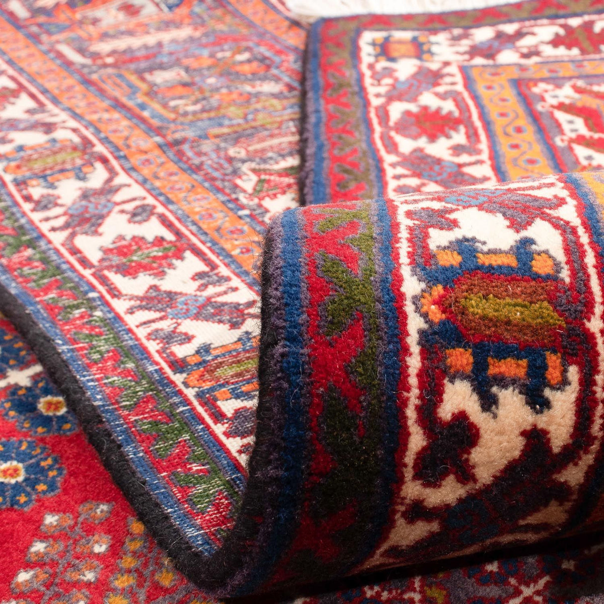 Perser Rug - Nomadic - 370 x 260 cm - dark red