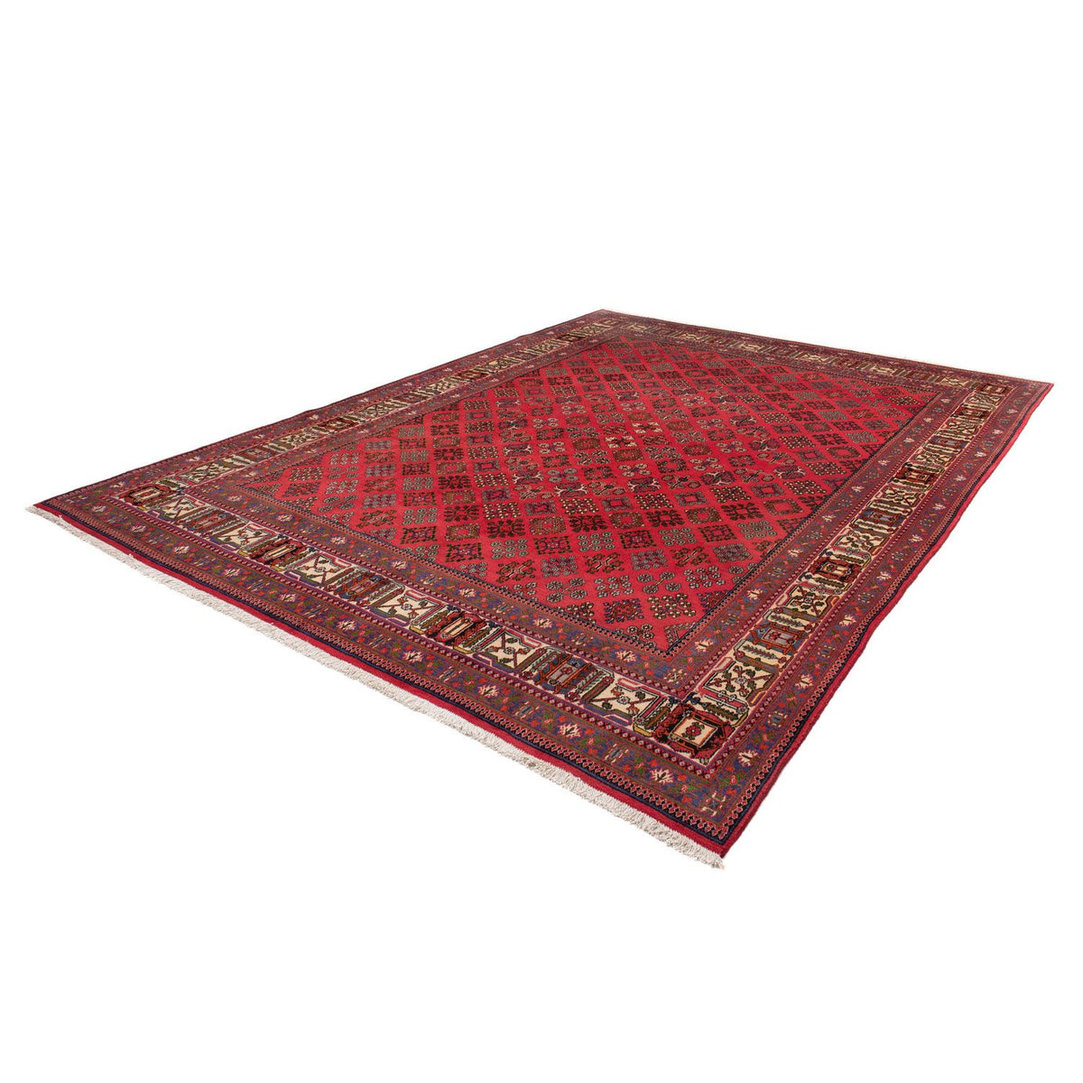 Perser Rug - Nomadic - 330 x 240 cm - dark red