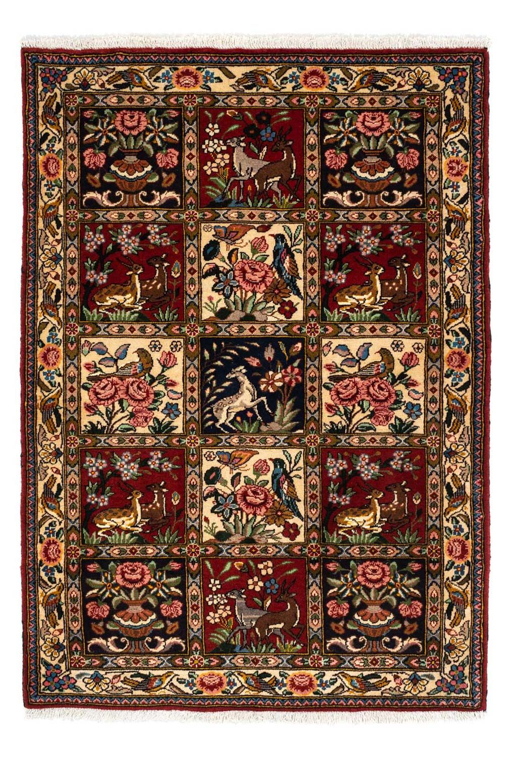 Perser Rug - Nomadic - 148 x 103 cm - dark red