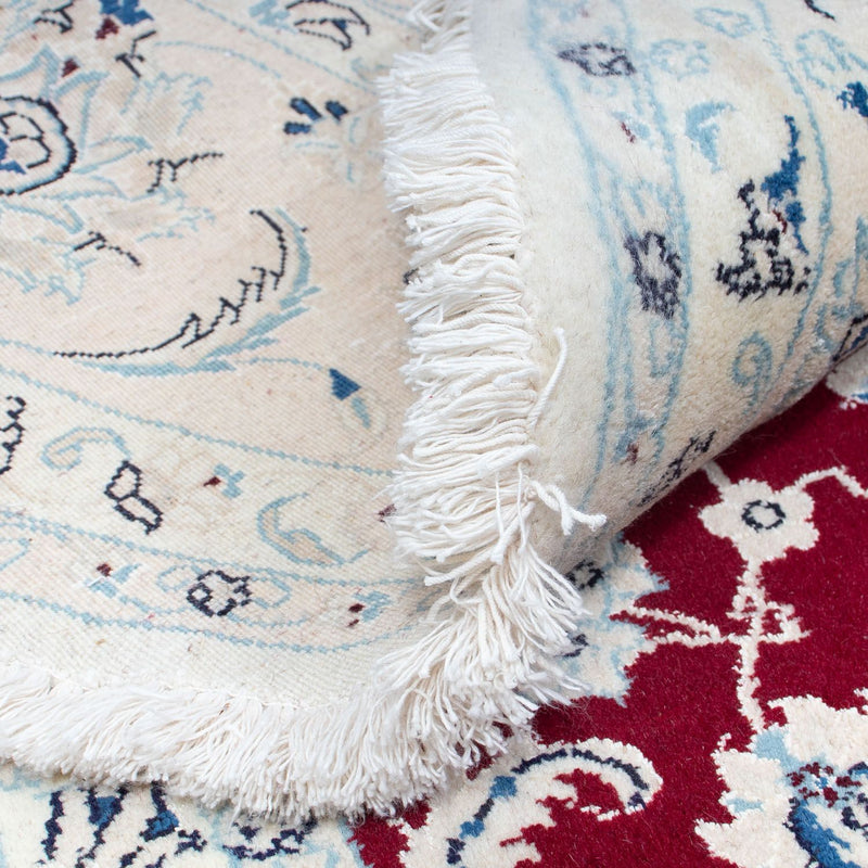 Perser Rug - Nain round  - 300 x 300 cm - dark red