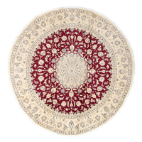 Perser Rug - Nain round  - 280 x 280 cm - dark red