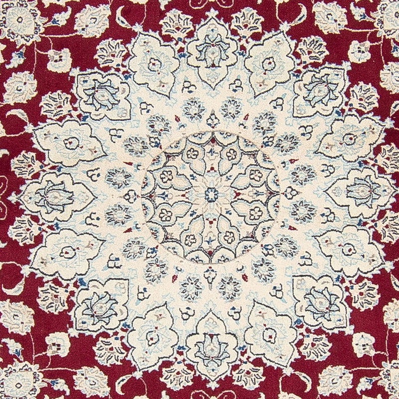 Perser Rug - Nain round  - 302 x 302 cm - dark red