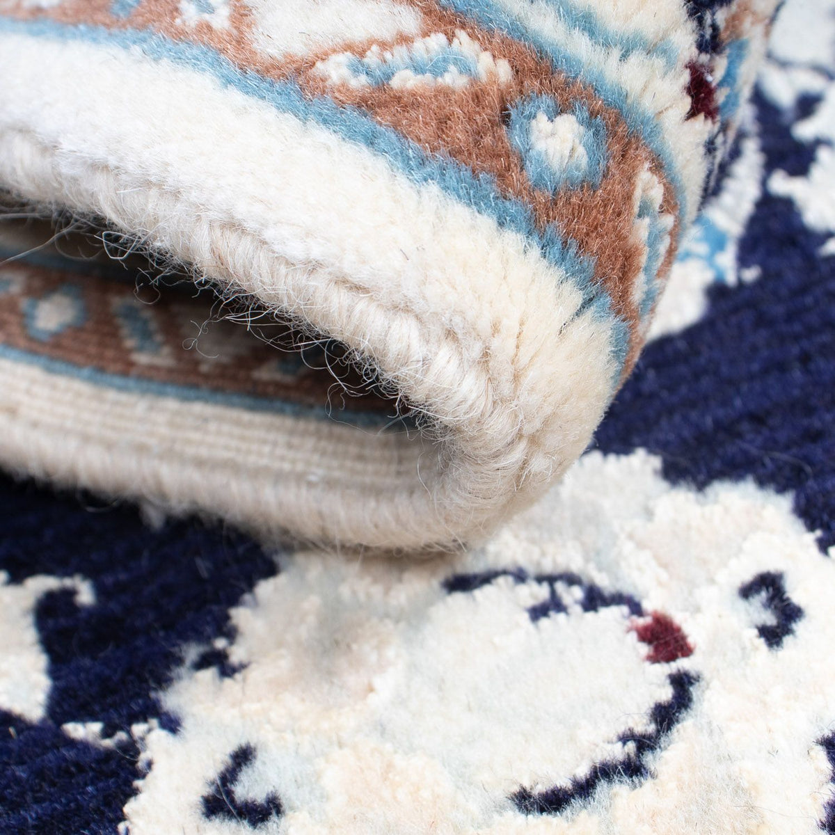 Perser Rug - Nain - 85 x 55 cm - dark blue