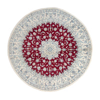 Perser Rug - Nain round  - 290 x 290 cm - dark red