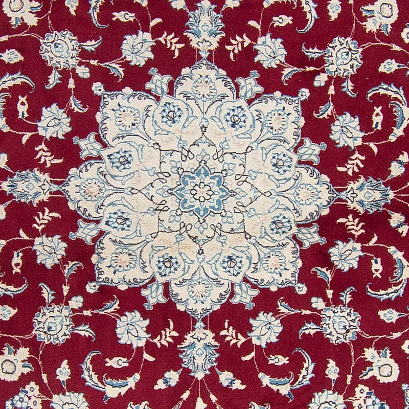 Perser Rug - Nain round  - 290 x 290 cm - dark red