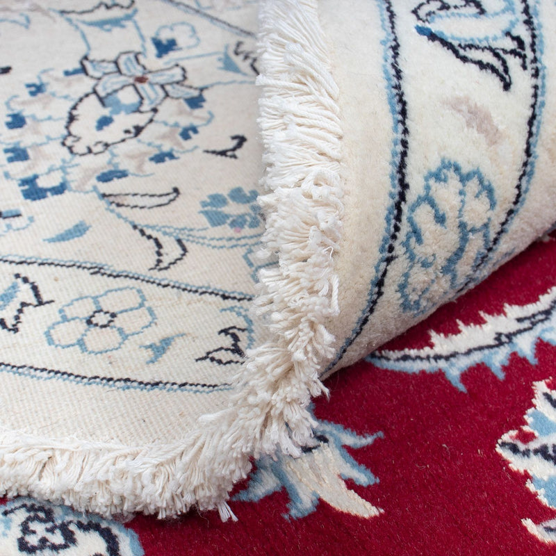 Perser Rug - Nain round  - 290 x 290 cm - dark red