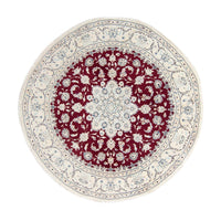 Perser Rug - Nain round  - 250 x 250 cm - dark red