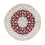 Perser Rug - Nain round  - 250 x 250 cm - dark red