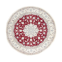 Perser Rug - Nain round  - 245 x 245 cm - dark red