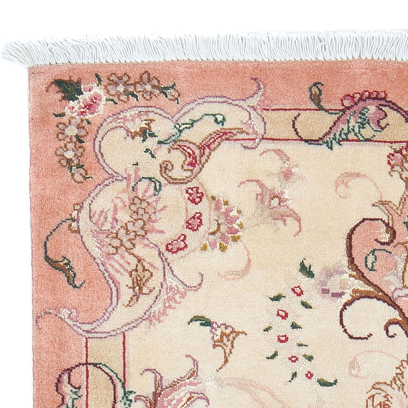 Tabriz - 50 Raj Rug 90x60cm - Persian Rugs