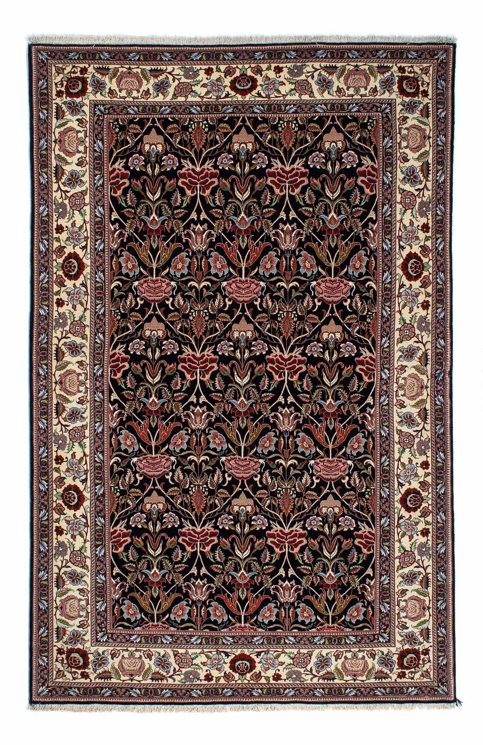 Perser Rug - Ghom - 210 x 132 cm - dark blue