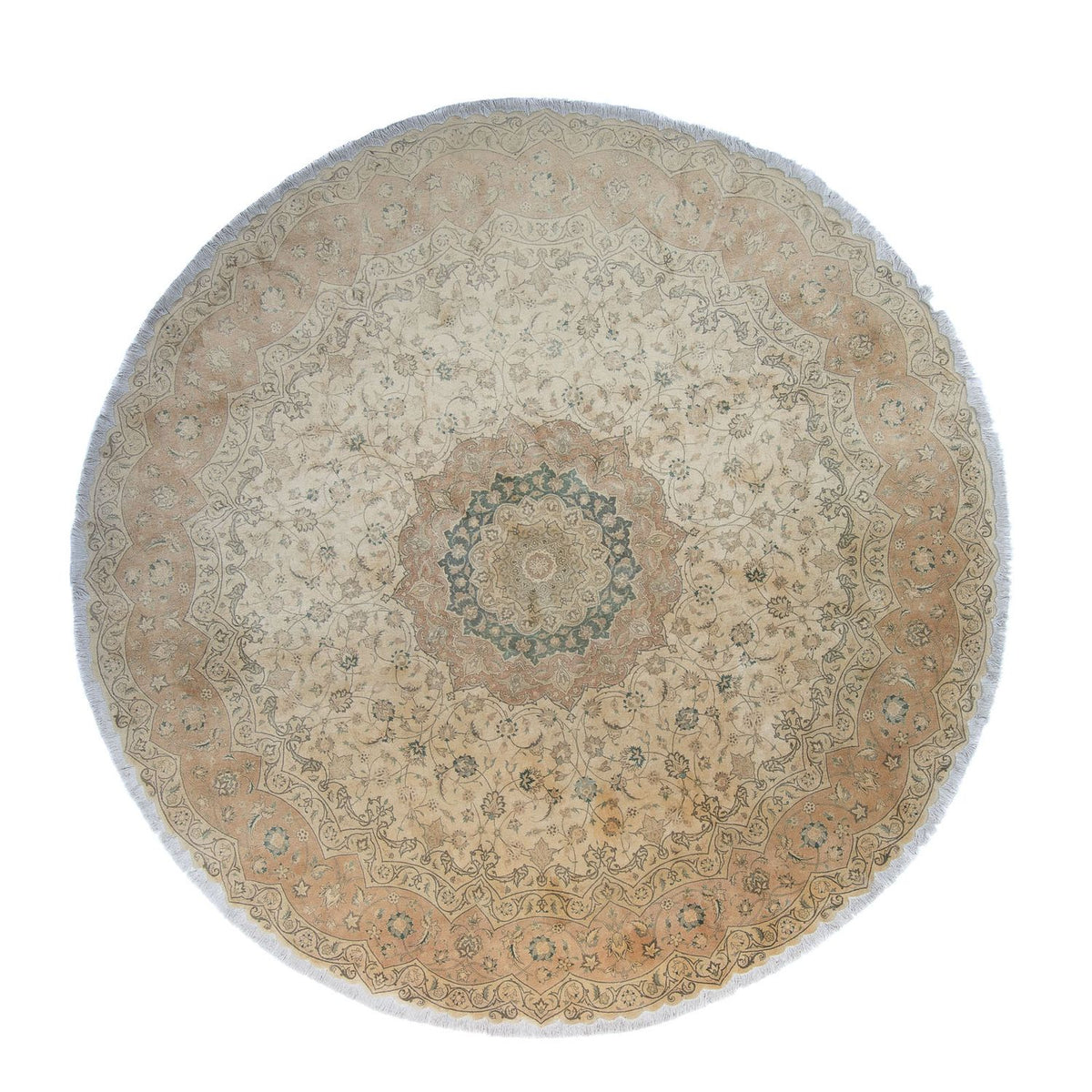 Perser Rug - Tabriz round  - 290 x 290 cm - beige