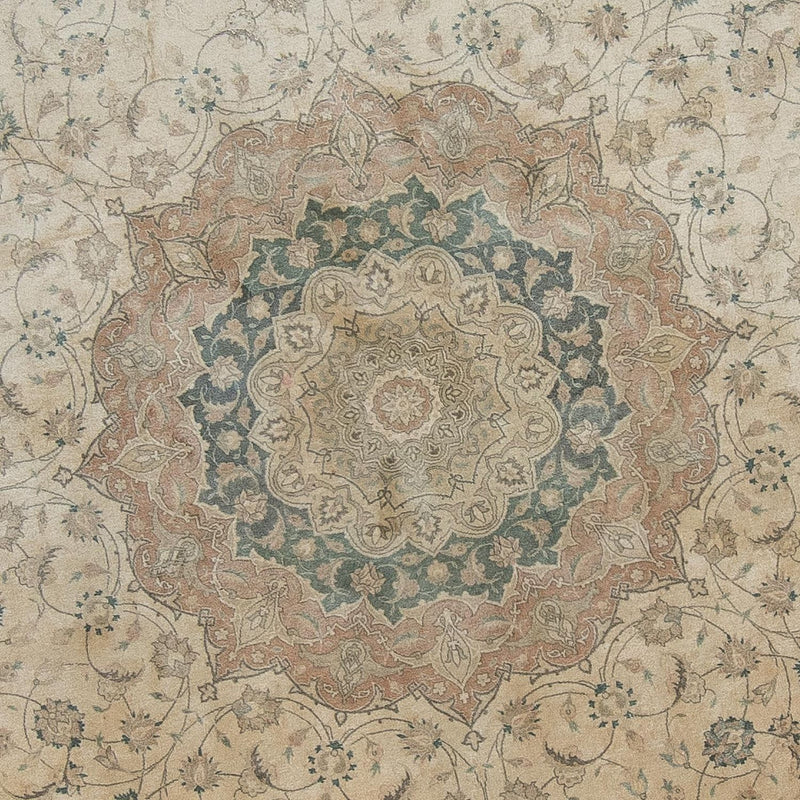 Perser Rug - Tabriz round  - 290 x 290 cm - beige