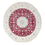 Perser Rug - Nain round  - 295 x 295 cm - dark red