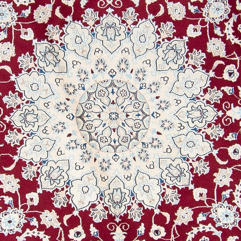 Perser Rug - Nain round  - 295 x 295 cm - dark red