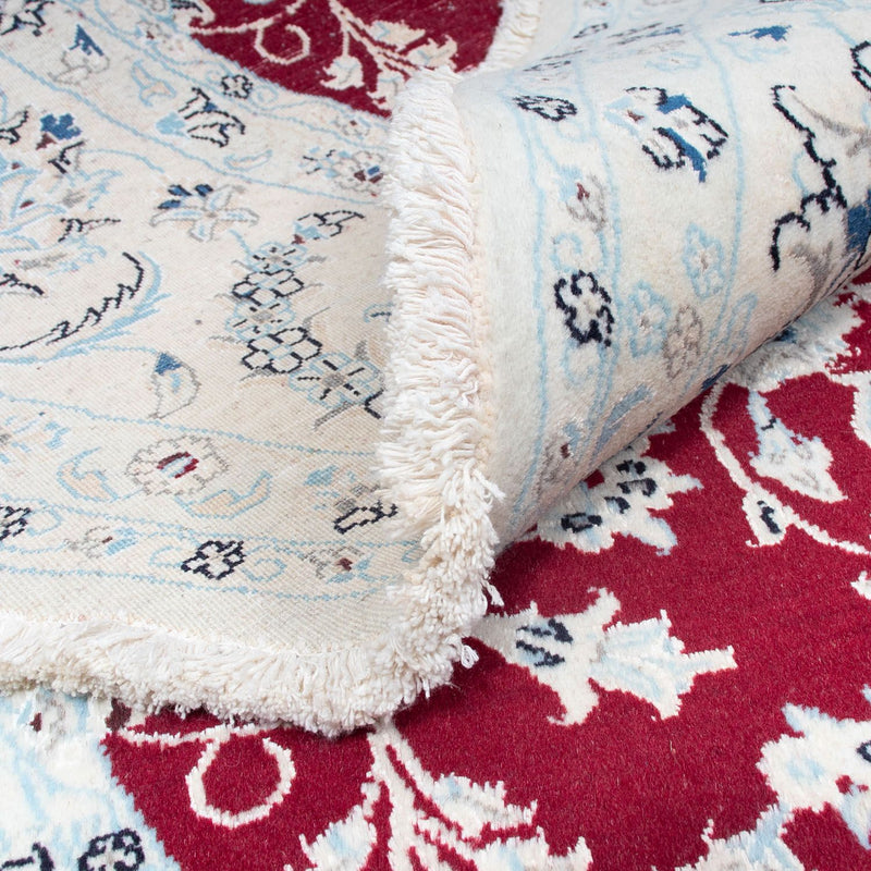 Perser Rug - Nain round  - 295 x 295 cm - dark red