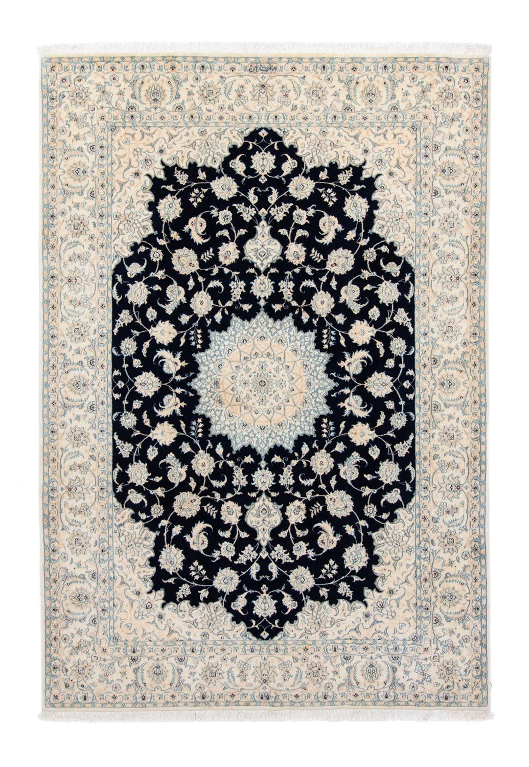 Perser Rug - Nain - Royal - 298 x 205 cm - black