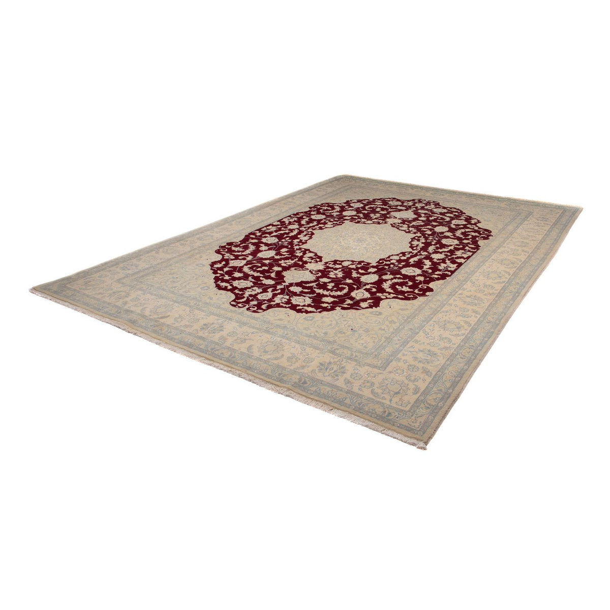 Perser Rug - Nain - 341 x 248 cm - dark red