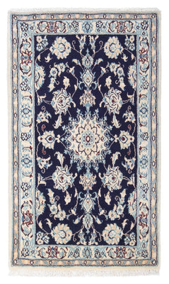 Perser Rug - Nain - Royal - 94 x 56 cm - dark blue
