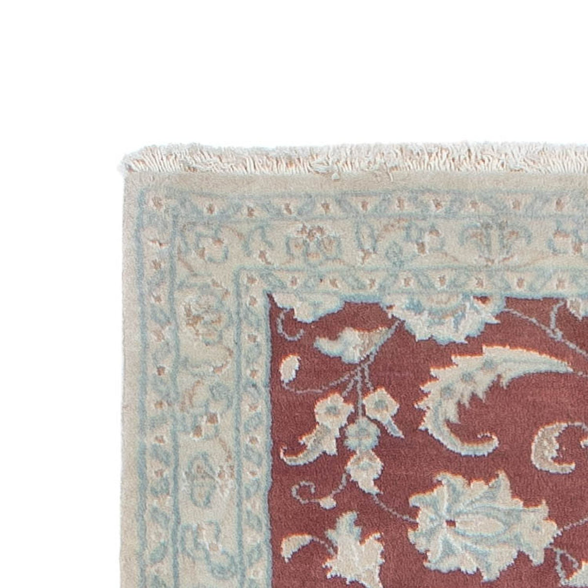 Runner Perser Rug - Nain - 297 x 77 cm - dark red