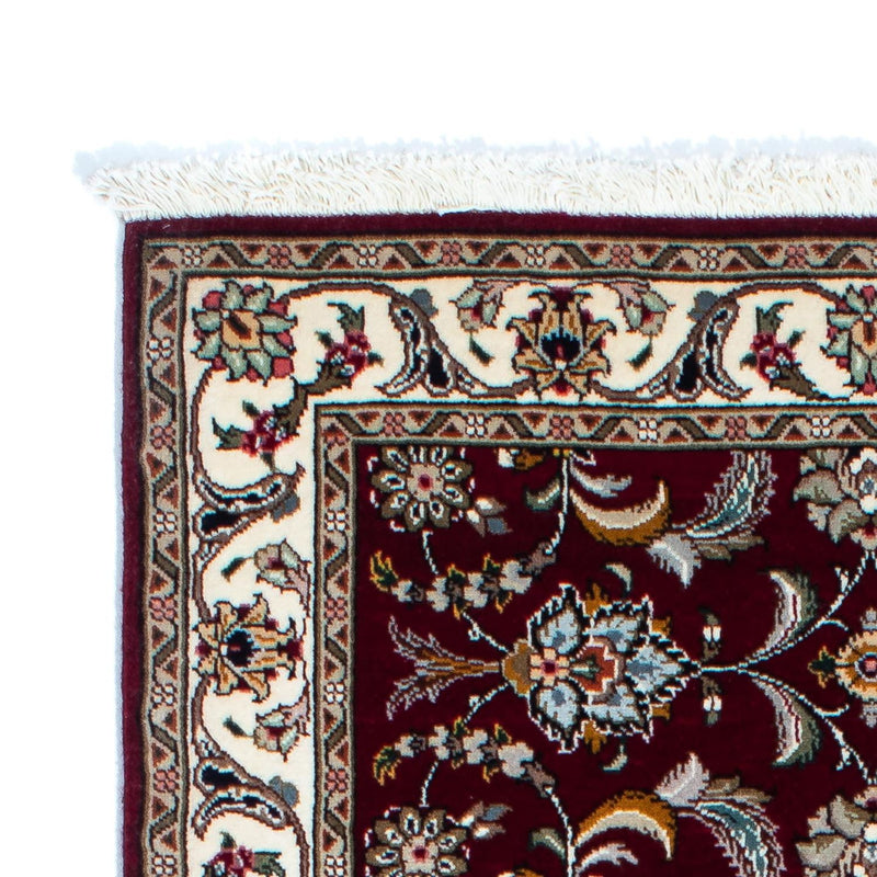 Runner Perser Rug - Tabriz - Royal - 205 x 88 cm - dark red