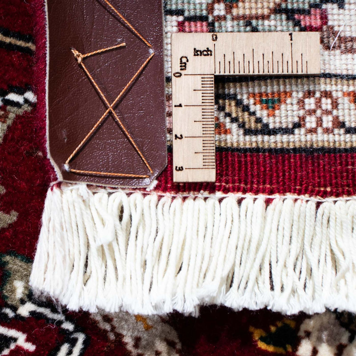 Runner Perser Rug - Tabriz - Royal - 205 x 88 cm - dark red