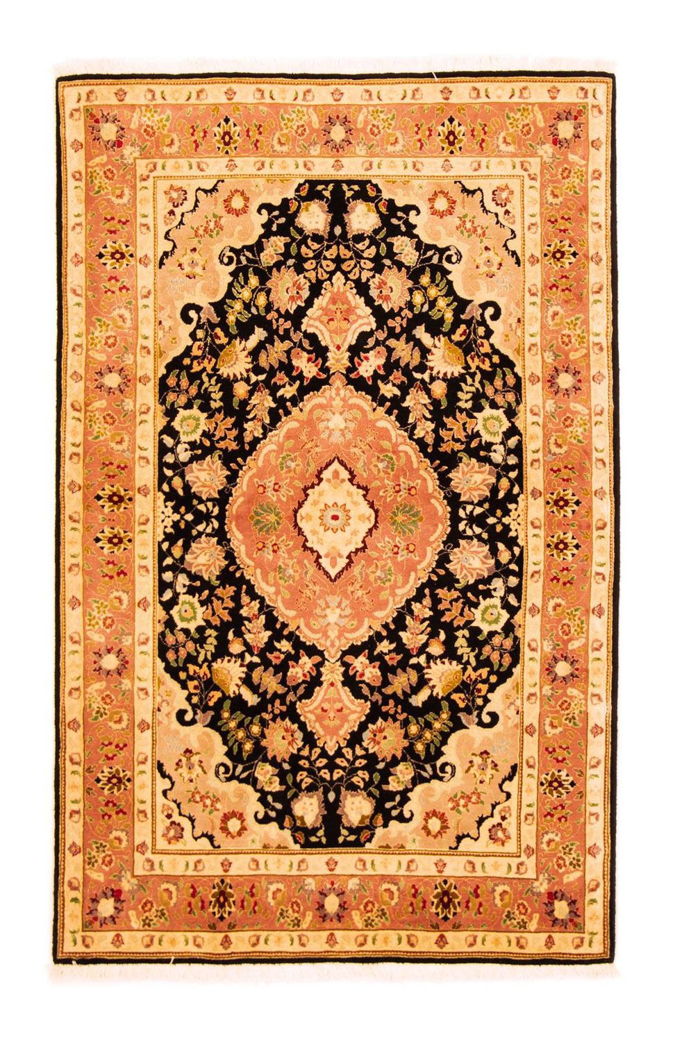 Perser Rug - Tabriz - Royal - 160 x 100 cm - black
