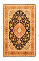 Tabriz - 50 Raj Rug 100x160cm - Persian Rugs