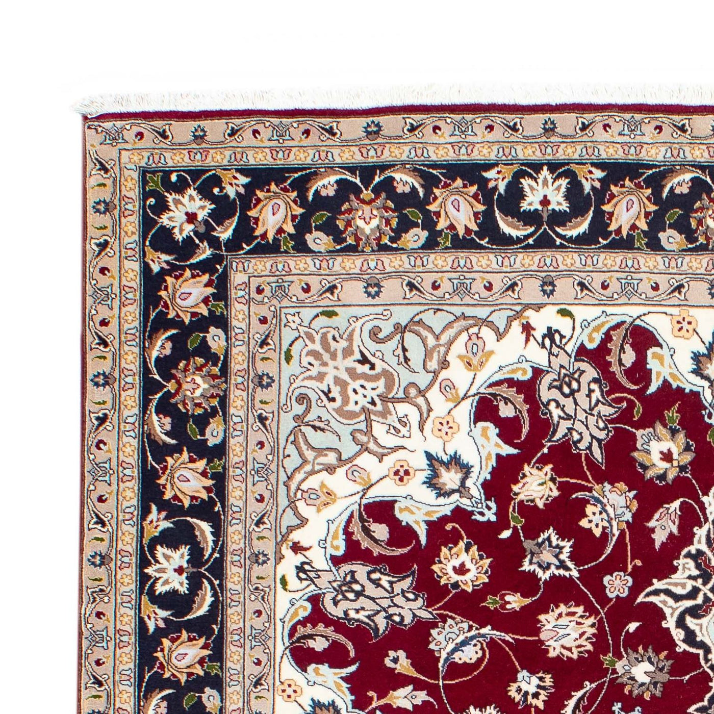 Tabriz - 50 Raj Rug 195x153cm - Persian Rugs