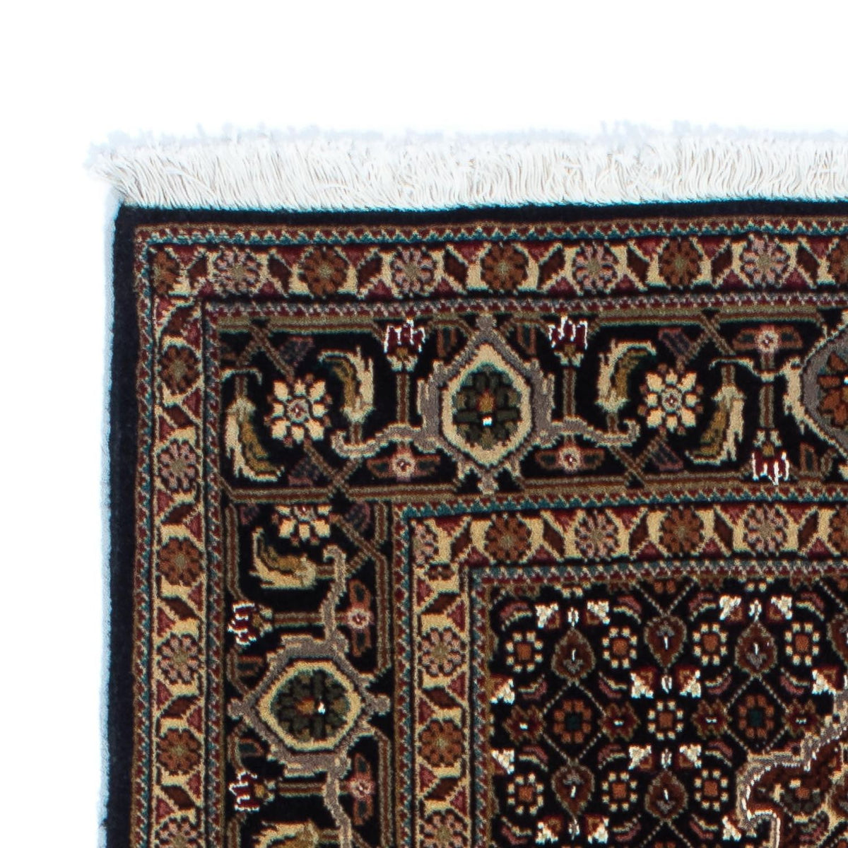 Runner Perser Rug - Tabriz - 201 x 77 cm - dark blue