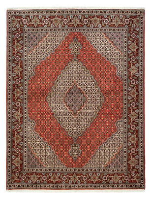 Perser Rug - Tabriz - 200 x 150 cm - dark red