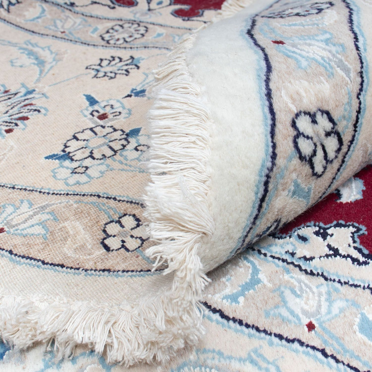 Perser Rug - Nain round  - 300 x 300 cm - dark red