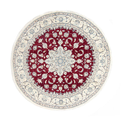 Perser Rug - Nain round  - 250 x 250 cm - dark red