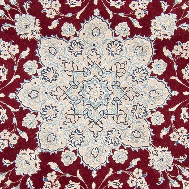 Perser Rug - Nain round  - 250 x 250 cm - dark red