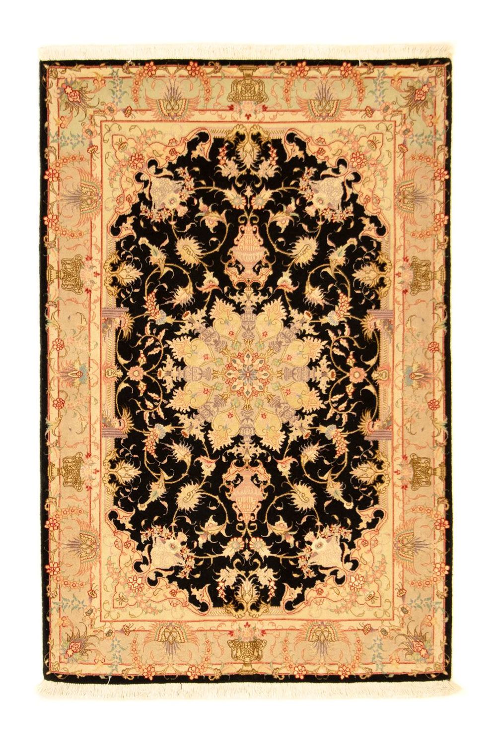 Perser Rug - Tabriz - Royal - 152 x 101 cm - black