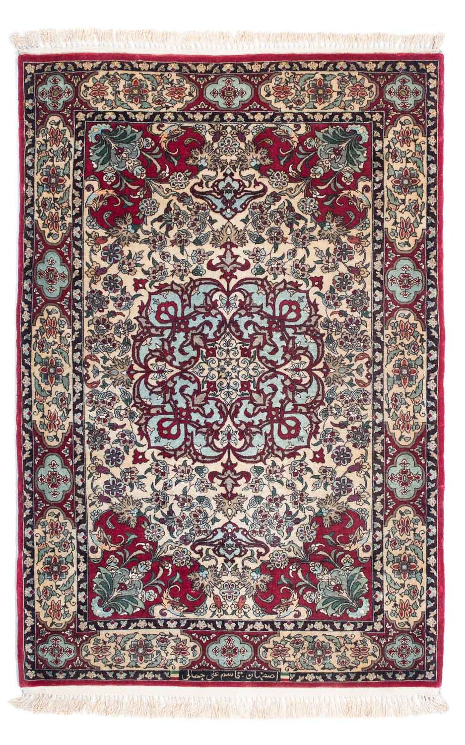 Perser Rug - Isfahan - Premium - 124 x 83 cm - dark red