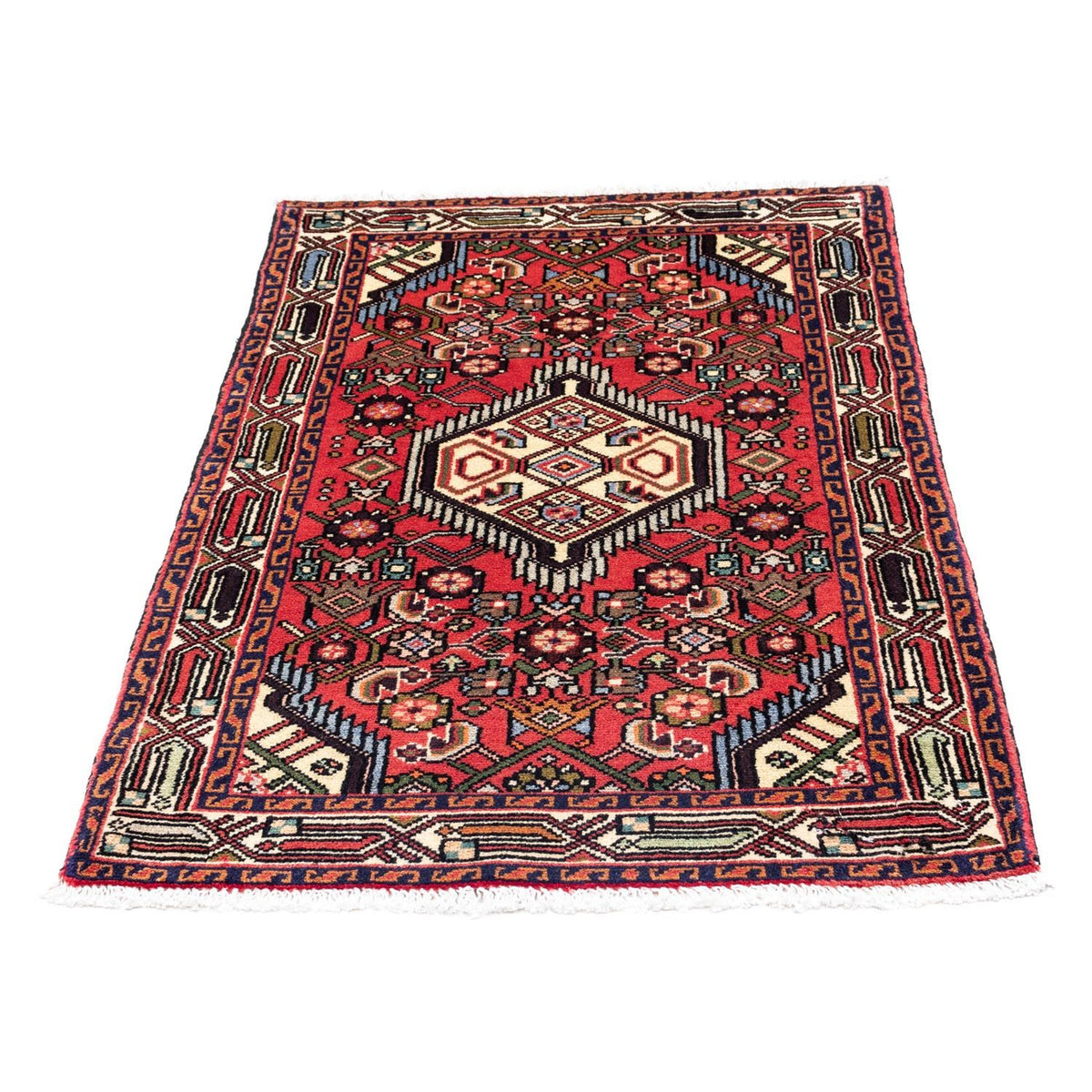 Perser Rug - Nomadic - 125 x 80 cm - red