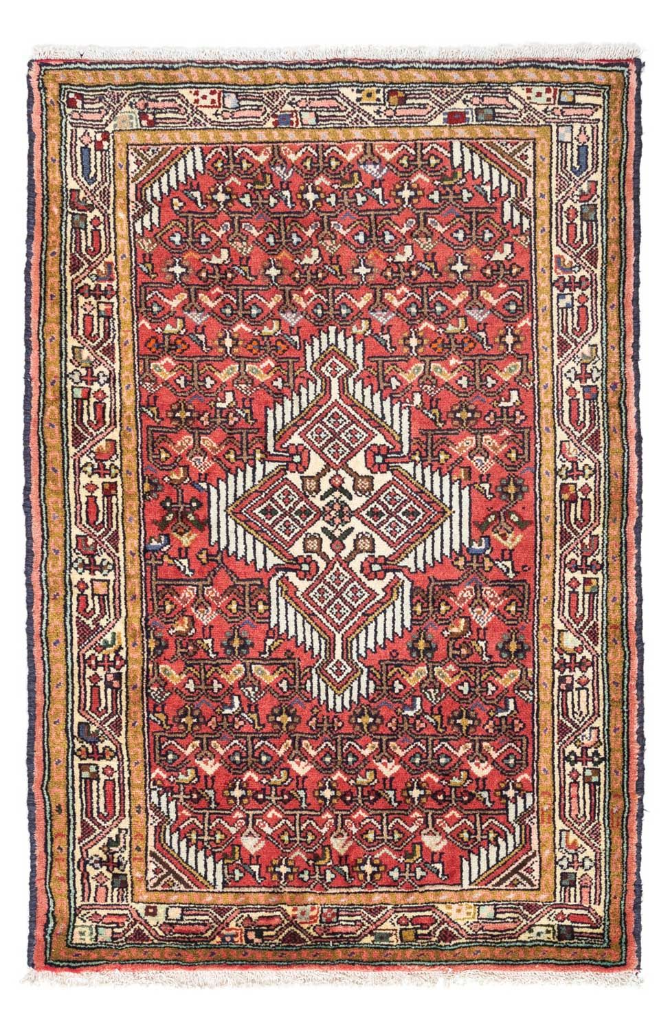 Perser Rug - Nomadic - 125 x 80 cm - light red