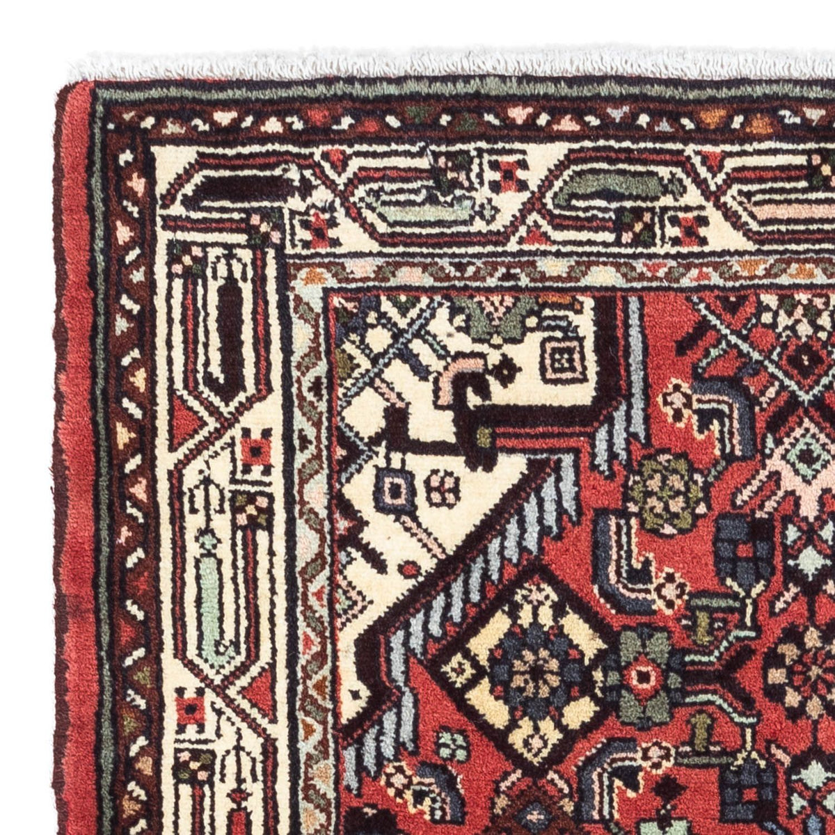 Perser Rug - Nomadic - 125 x 80 cm - red